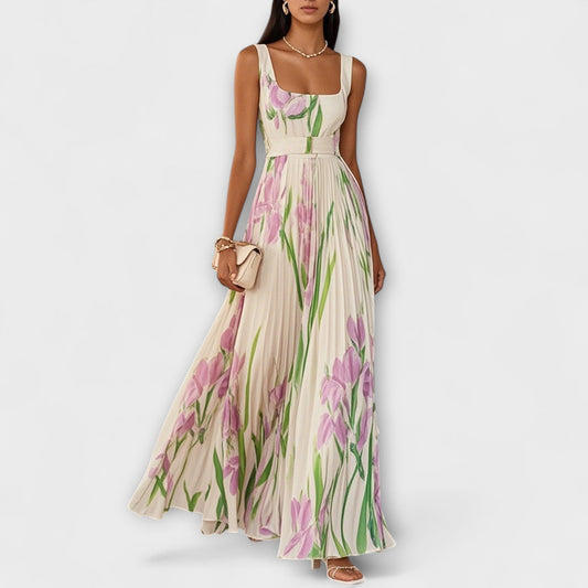 SOFIA – ABITO MAXI DI ELEGANZA FLOREALE