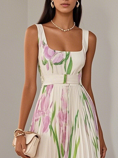 SERENA – ABITO MAXI DI ELEGANZA IN FLOR