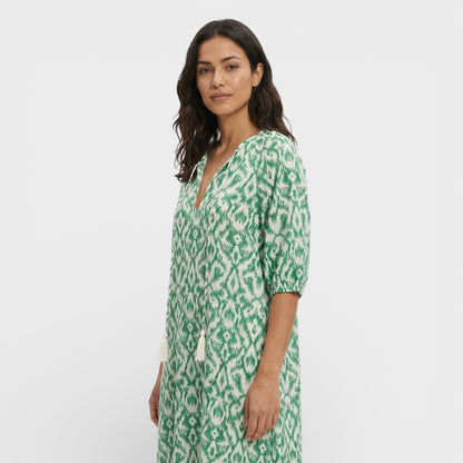 Abito maxi Boho Scollo Pico