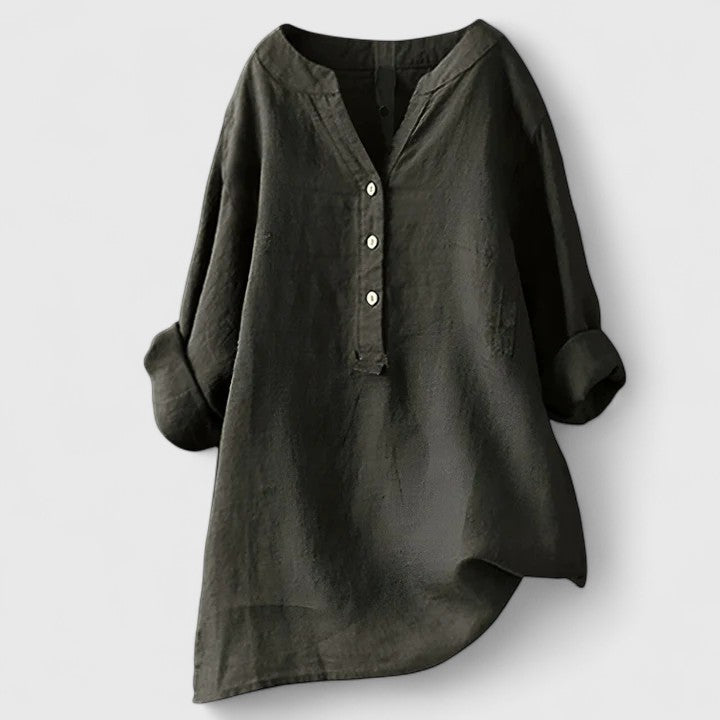 Larienne | Camicia elegante con bottoni nel Davanti