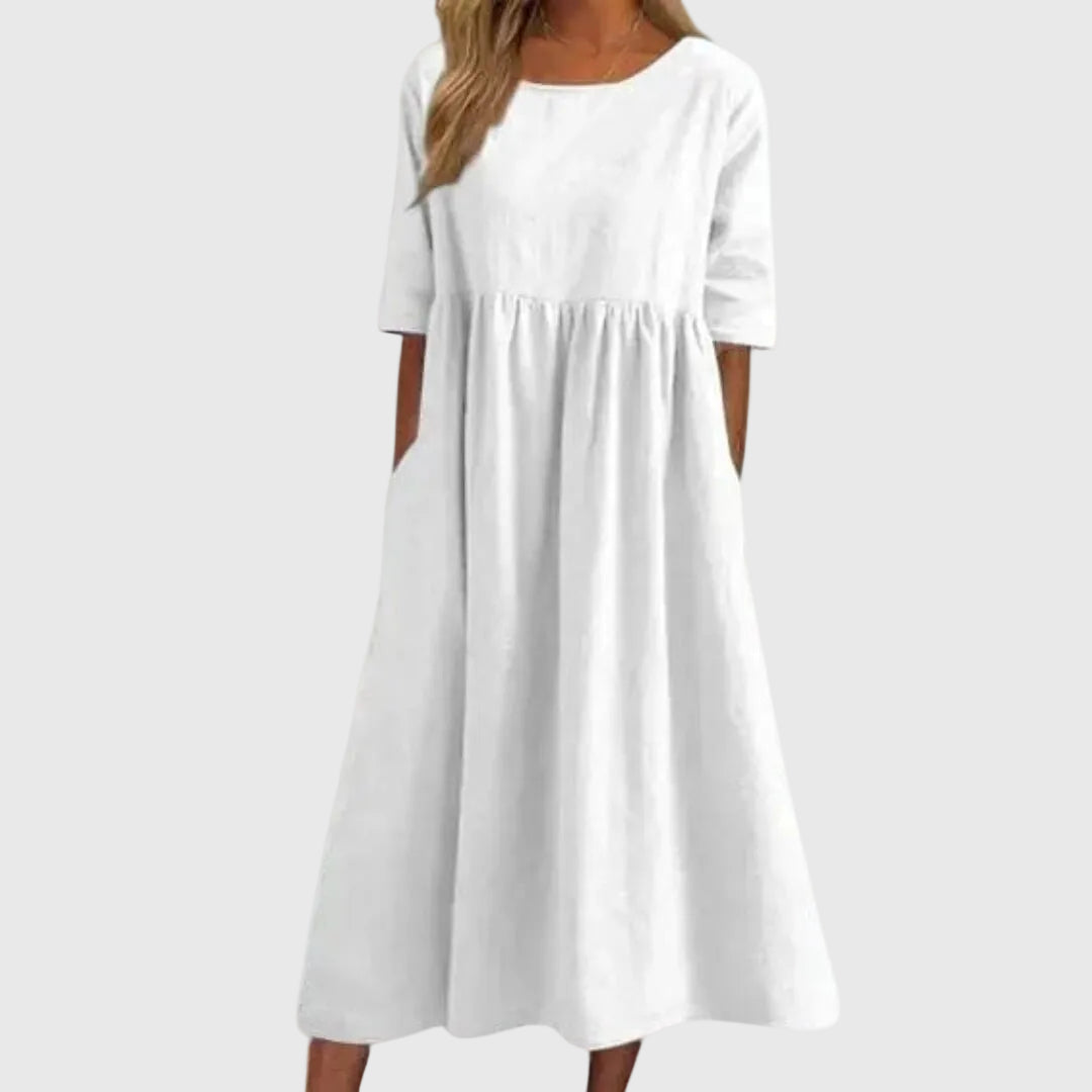 Haisley | Elegante Abito midi Fluido