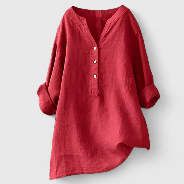 Larienne | Camicia elegante con bottoni nel Davanti