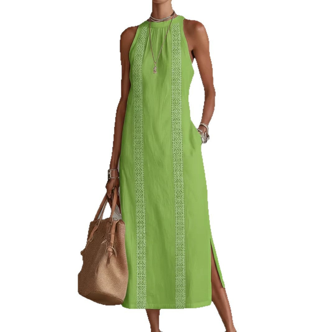 Abito maxi Vittoria - Eleganza Senza tempo e Ricamo artigianale
