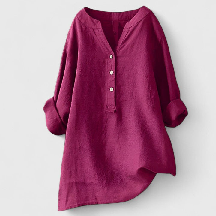 Larienne | Camicia elegante con bottoni nel Davanti