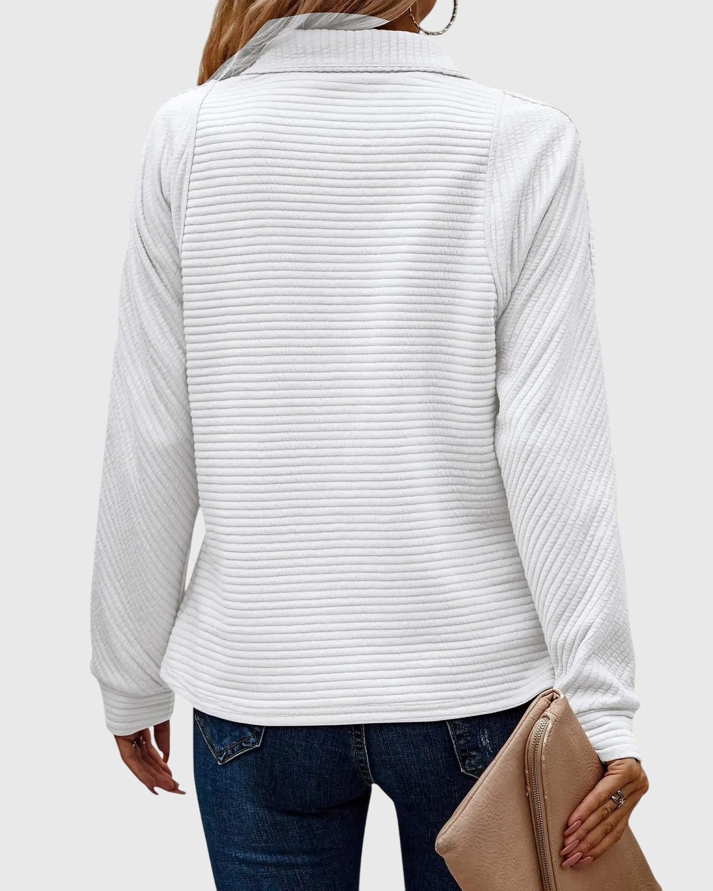 Molly | Maglioned elegante mezza zip