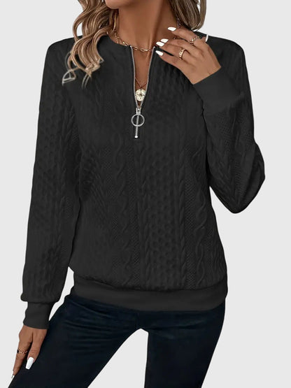 Nora™ | Maglione con zip