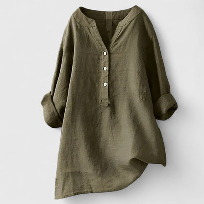 Larienne | Camicia elegante con bottoni nel Davanti