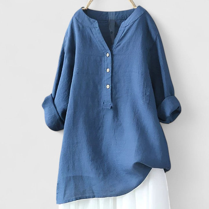 Larienne | Camicia elegante con bottoni Frontali