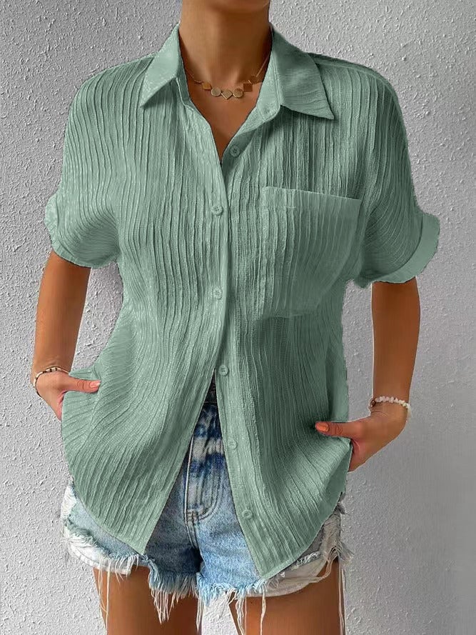 BLUSA CON COLLO CLASSICO ZAHRINA