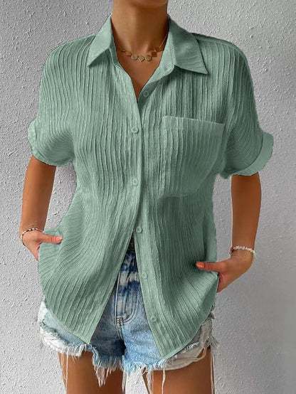 BLUSA CON COLLO CLASSICO ZAHRINA