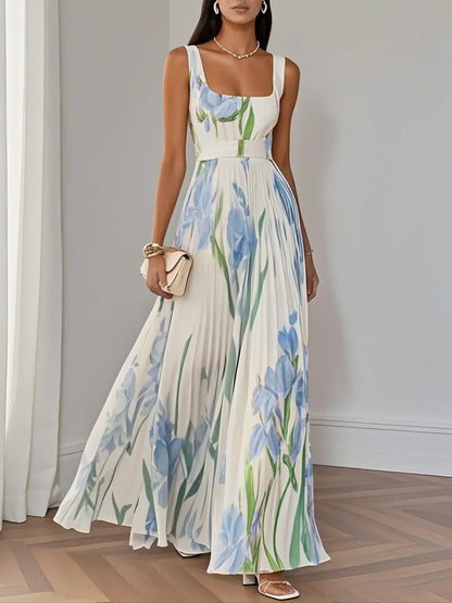 SERENA – ABITO MAXI DI ELEGANZA IN FLOR
