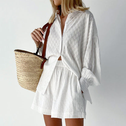 Elizabeth - Set di Camicia e shorts Freschi