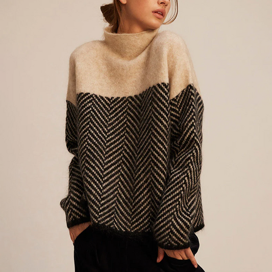 Eva | Maglione alla moda con Collo alto