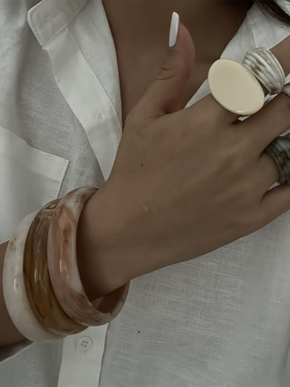 Pulsera di Mármol Étnica Vintage