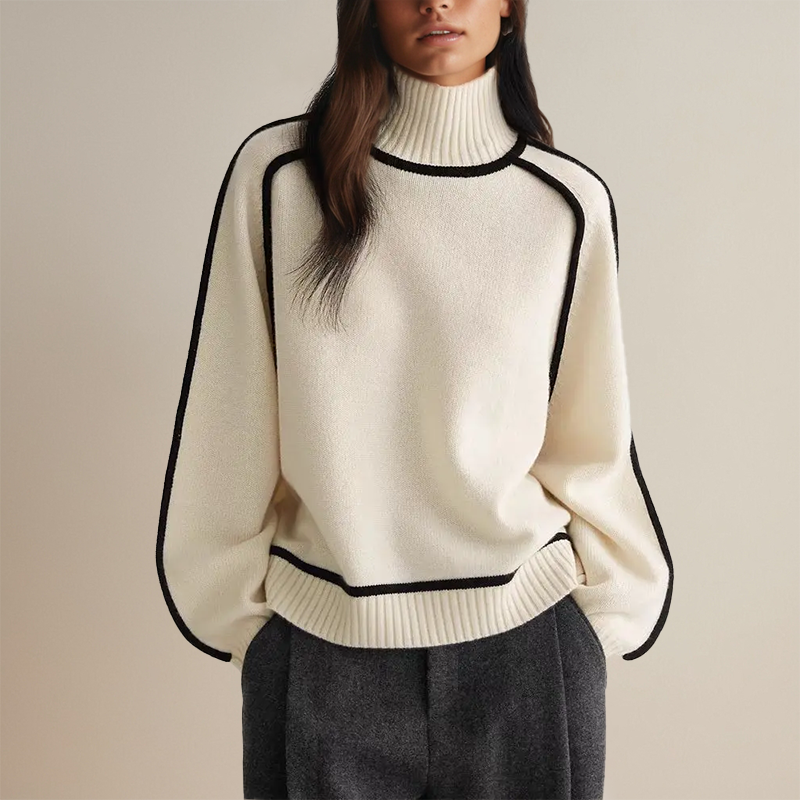 Lara - Maglione a collo alto