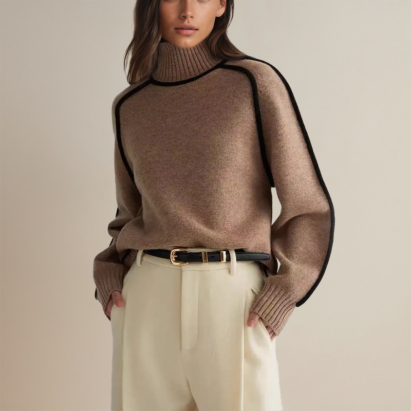 Lara - Maglione a collo alto