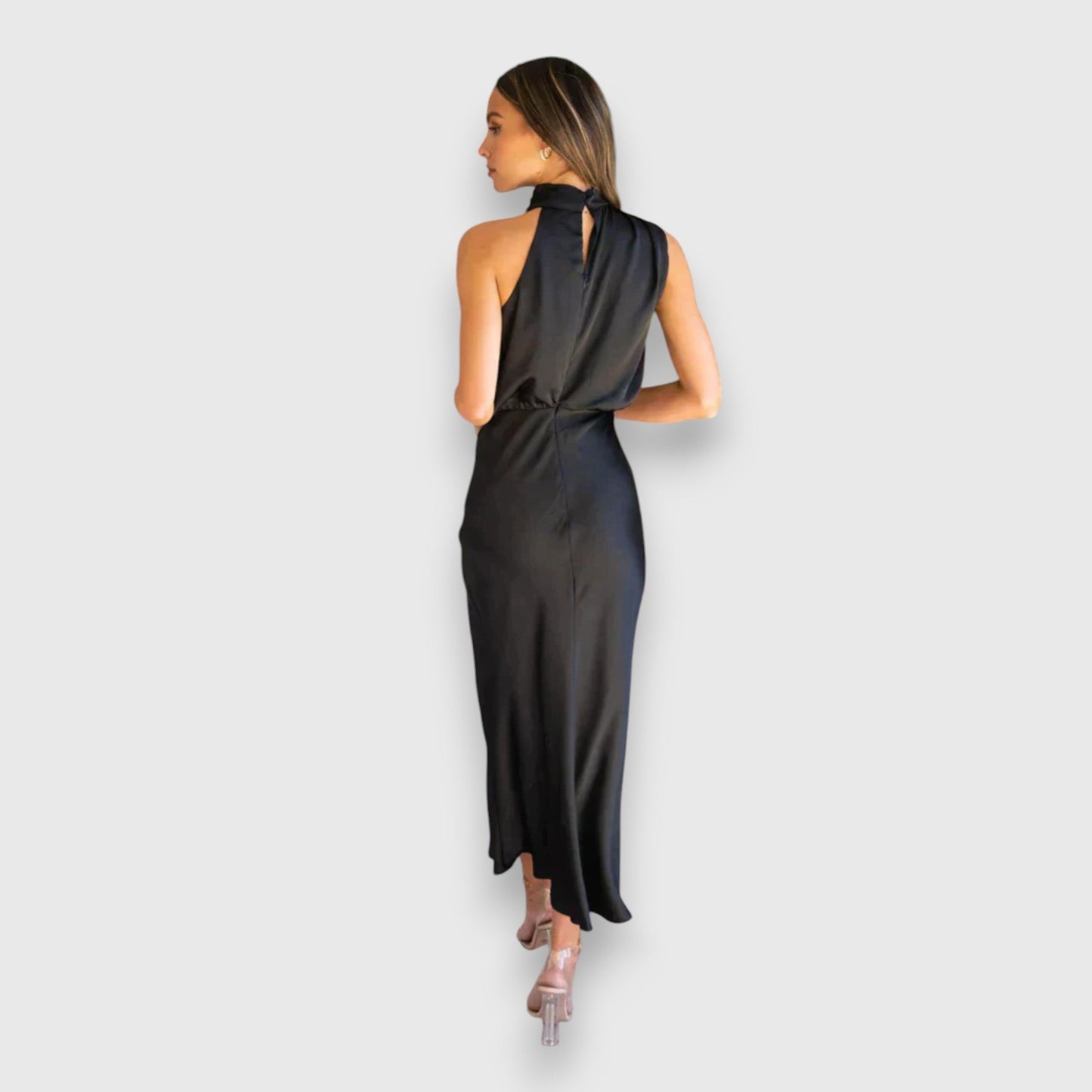 Daisy | Elegante Abito in satin con Scollo Halter