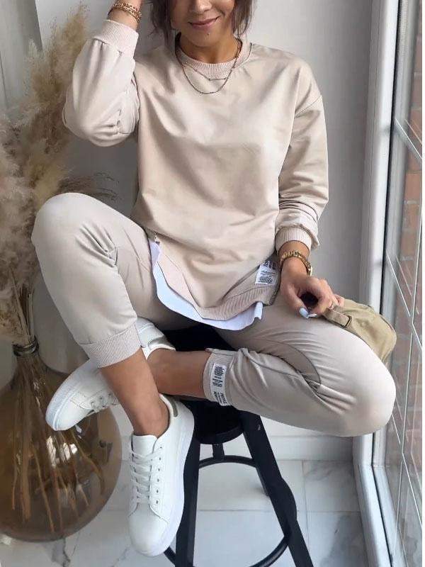 HARPER – SET DI FELPA E PANTALONI JOGGER