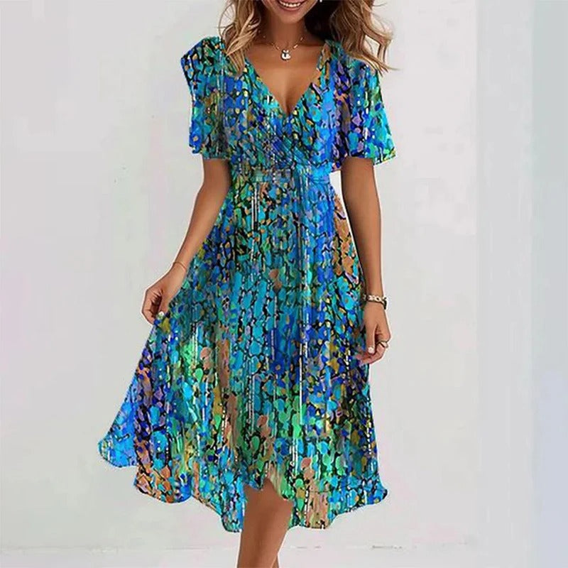 Yara | Abito elegante di Colori Vivaci