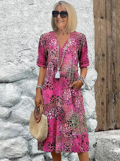 Dakota | Abito con Stampato Floreale Vibrante