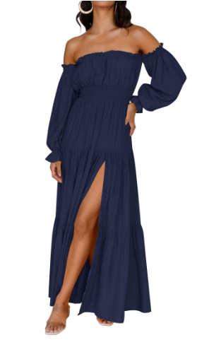 KENDRA – ABITO MAXI DI ROMANCE DESPRENDIDO E AIREADO