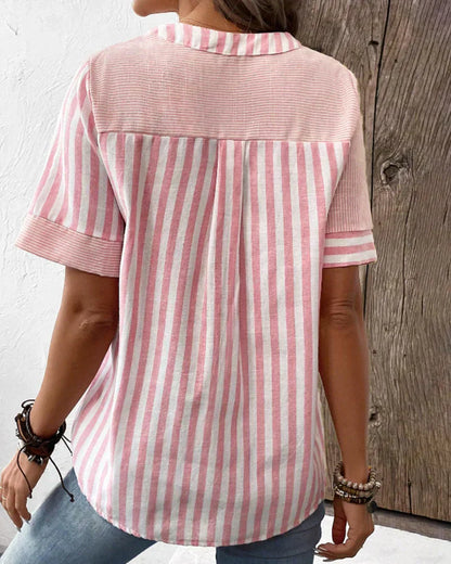 Sandra™ | Top a Righe Classico