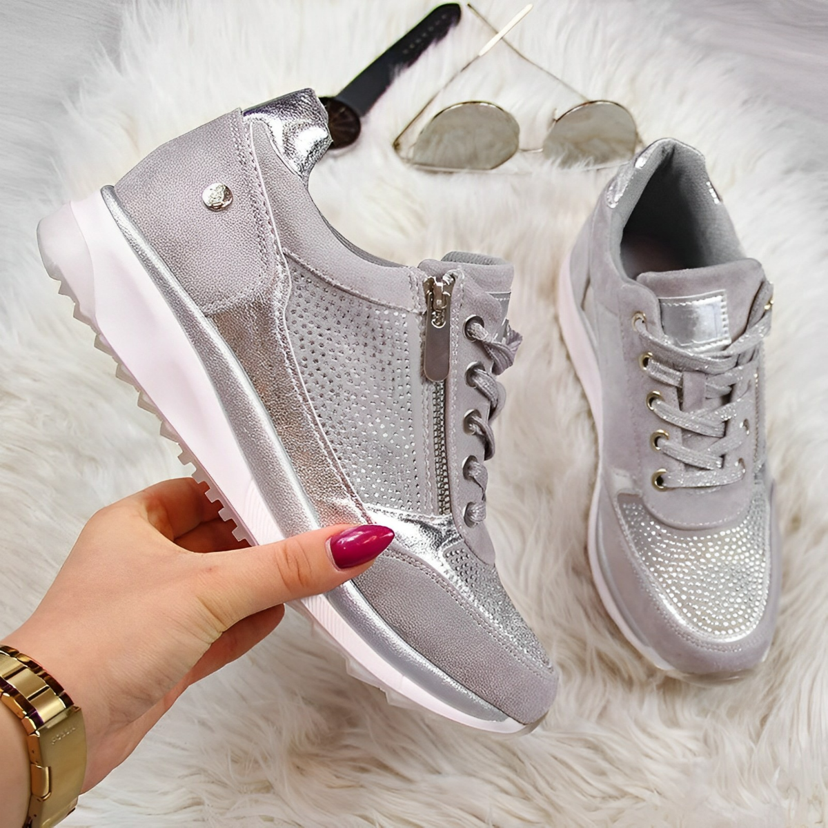 Pro Scarpe – Scarpe ortopediche di Supporto con Zip