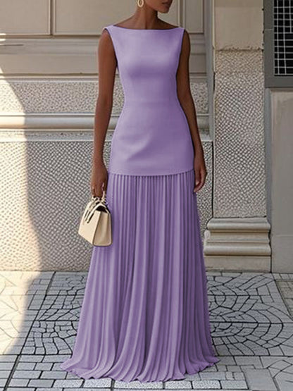 JULIET – ABITO MAXI SENZA MANICHE DI ELEGANZA INTEMporal