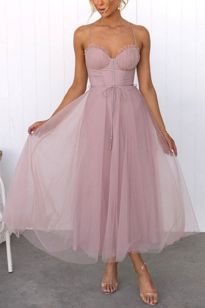 Abito lungo Elegante con Bustier - Abito da cerimonia Fluido