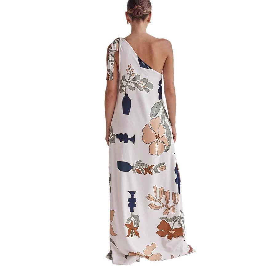 MILLIE – ABITO MAXI IMPRESO MONOSPALLA