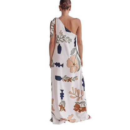 MILLIE – ABITO MAXI IMPRESO MONOSPALLA