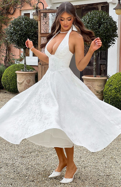 Eulalie - Abito di Schiena Descubierta con scollo a V Chic