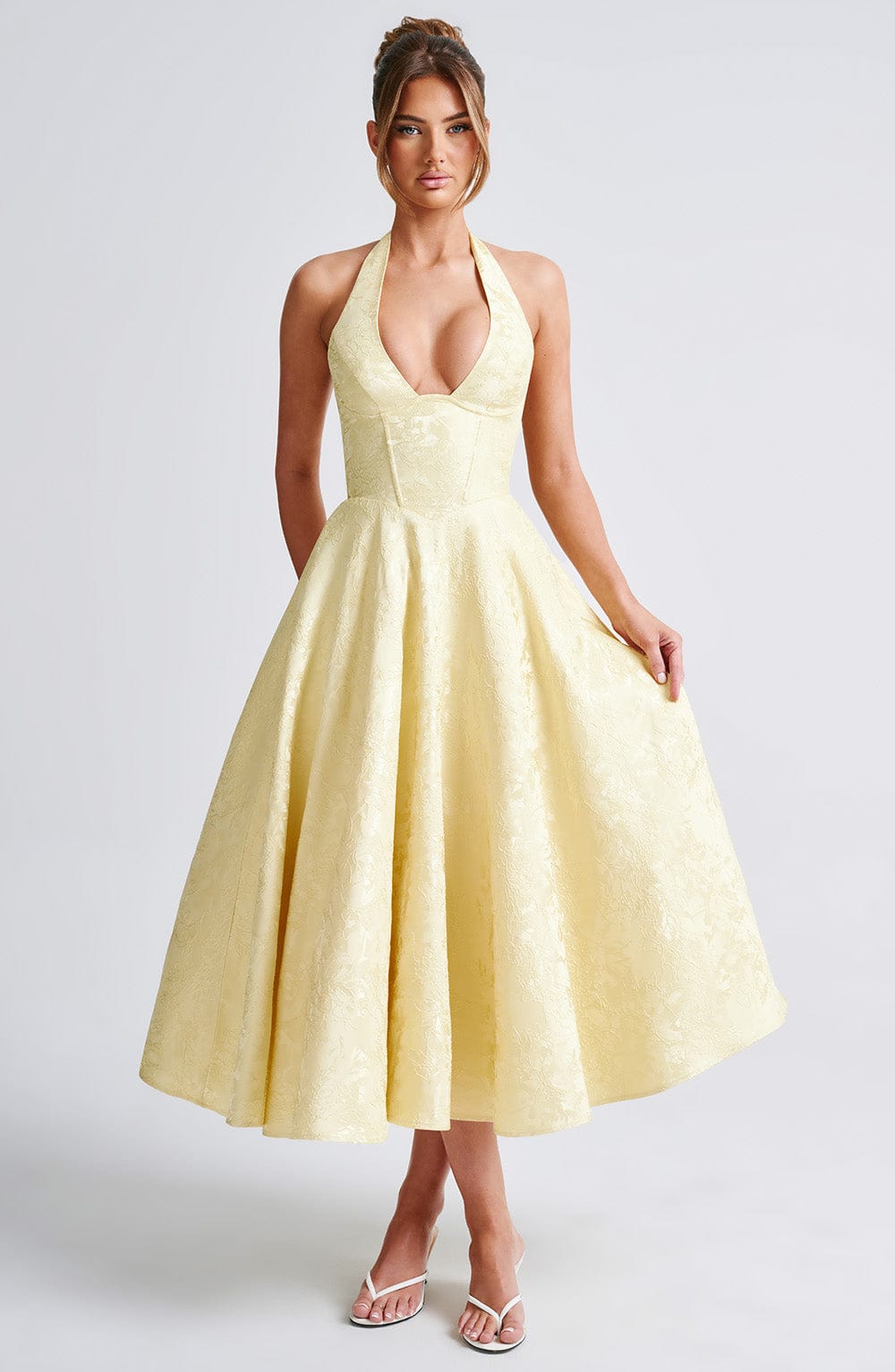 Eulalie - Abito di Schiena Descubierta con scollo a V Chic