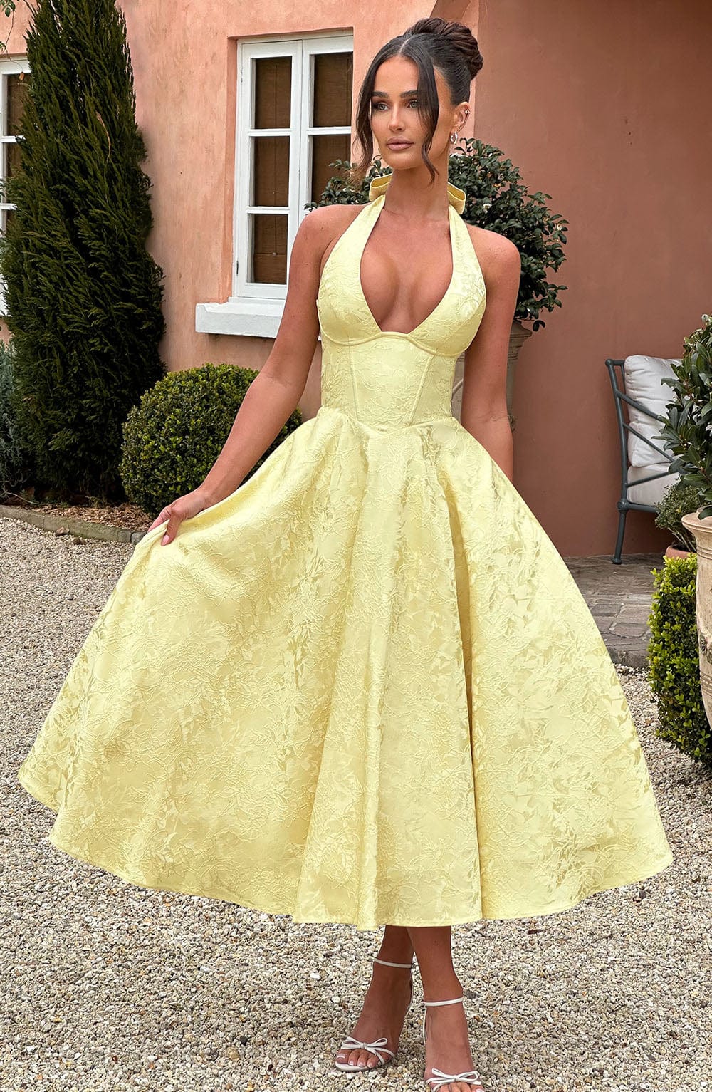 Eulalie - Abito di Schiena Descubierta con scollo a V Chic