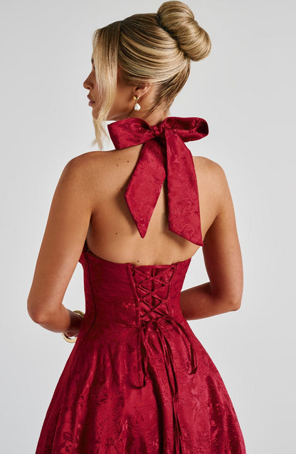 Eulalie - Abito Senza Espalda Elegante con Scollo a V