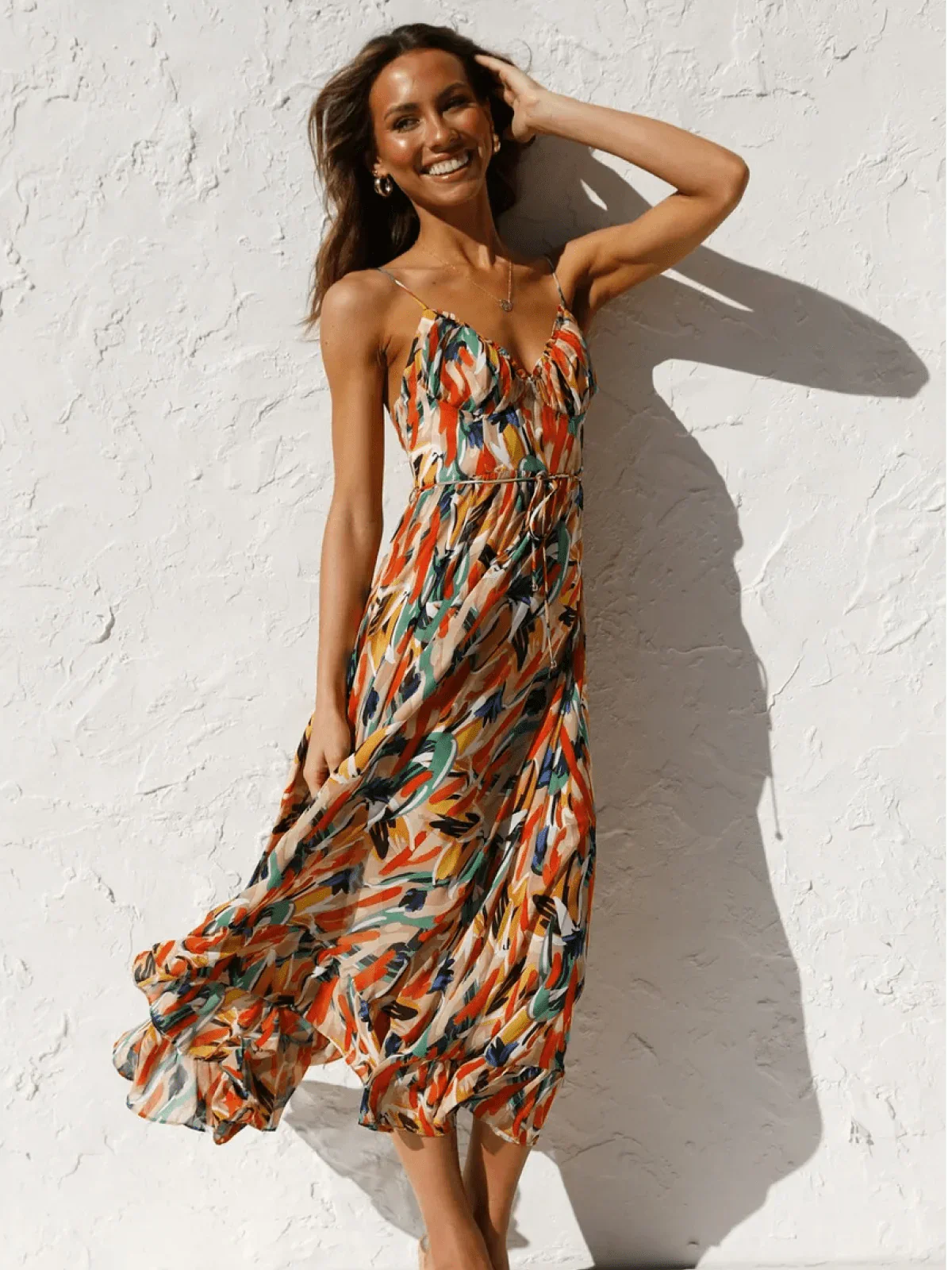 Chiara - Abito midi Colorido donna | Eleganza Estiva