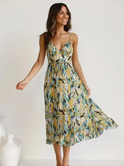 Chiara - Abito midi Colorido donna | Eleganza Estiva
