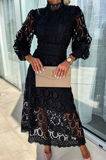 Charlize | Abito in pizzo Romantico