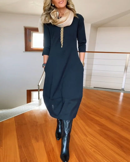 Sophia™ - Abito elegante con dettagli fatti a mano