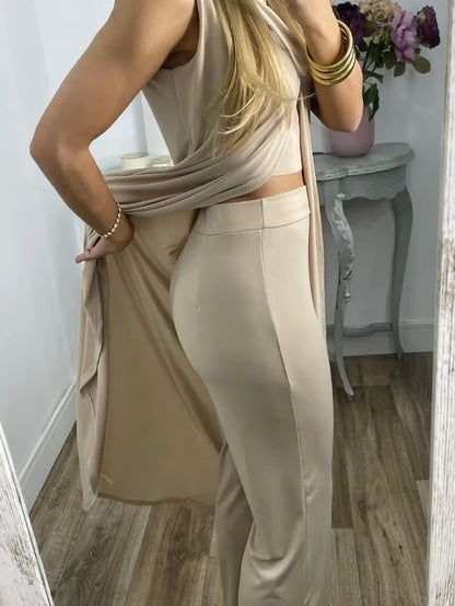 ELODIE – SET DI TOP E PANTALONI ULTRA-MORBIDO