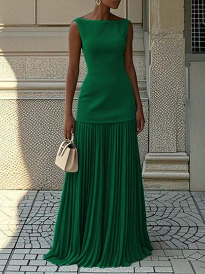 JULIET – ABITO MAXI SENZA MANICHE DI ELEGANZA INTEMporal