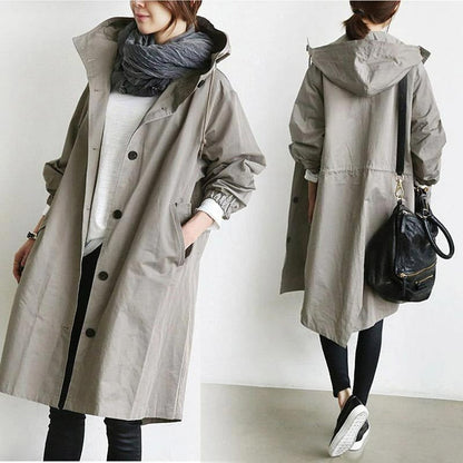 Aubrey™ – Elegante Trench Impermeabile