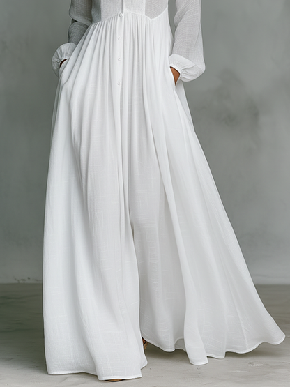 Cintia | Abito maxi minimalista