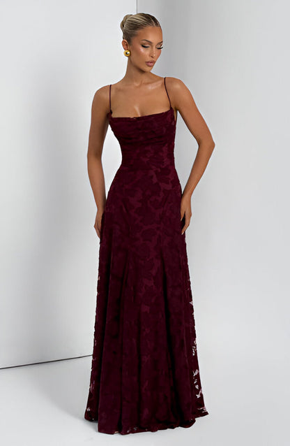 Alona - Abito maxi di Corsetto in pizzo Elegante