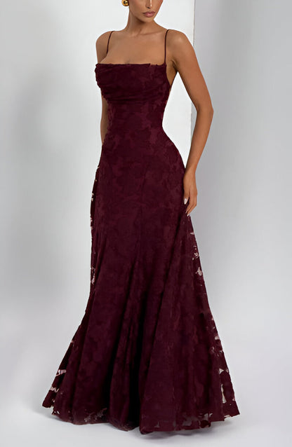 Alona - Abito maxi di Corsetto in pizzo Elegante