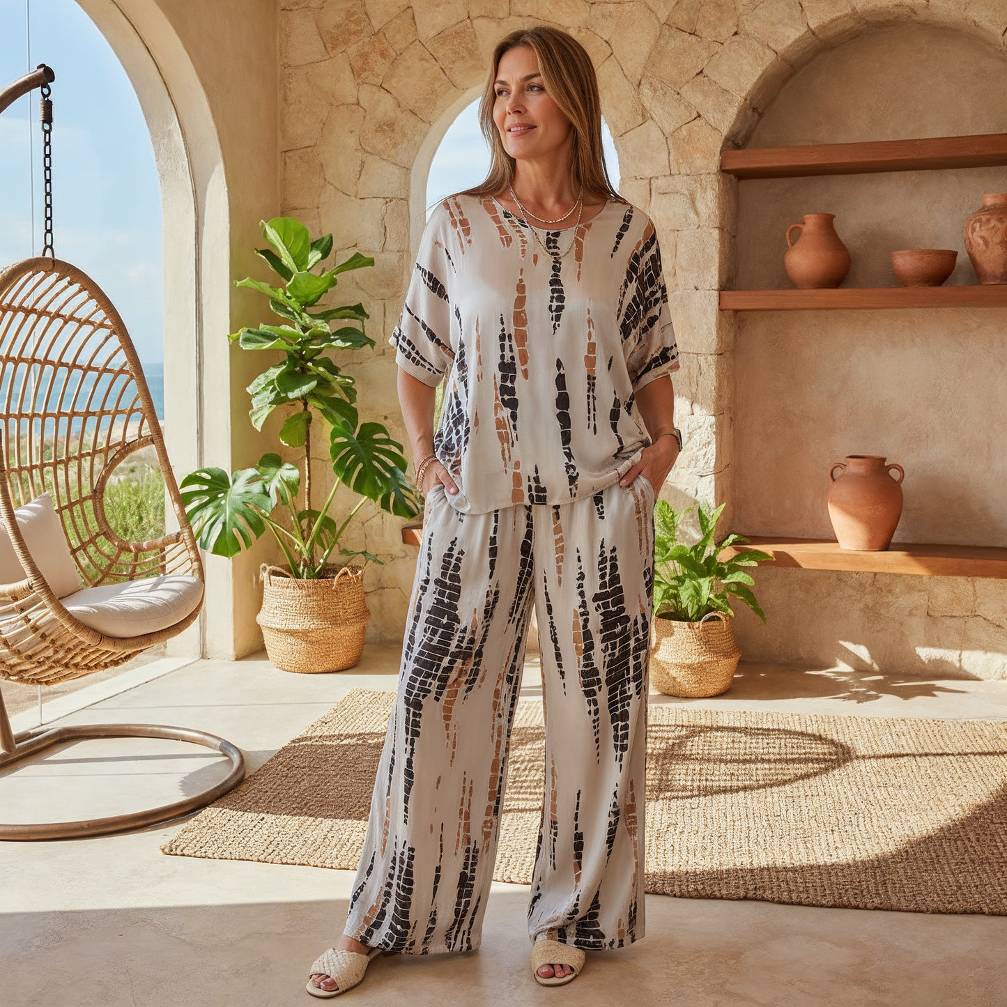 Marie - Set Impreso Casual