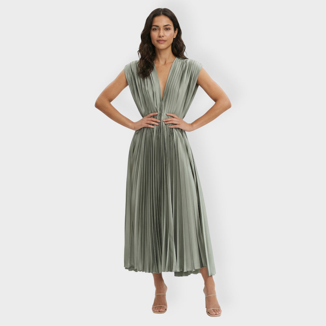 Abito lungo Plissettato donna Elegante