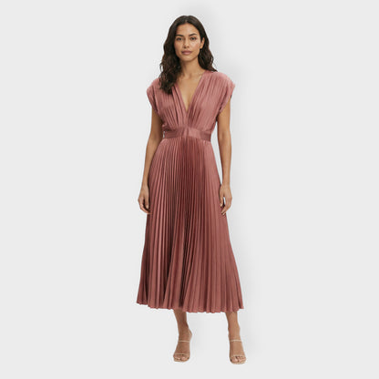 Abito lungo Plissettato donna Elegante