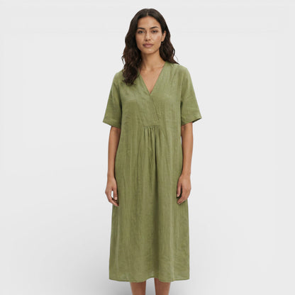 Abito midi Cotone Lino donna