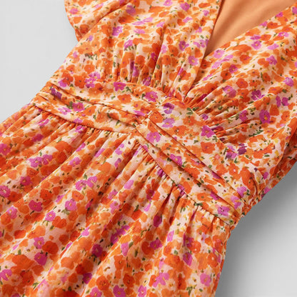 Abito lungo Floreale donna Elegante